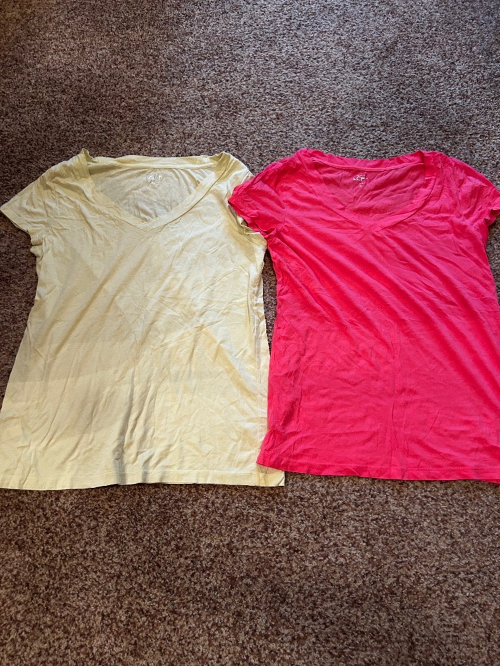 Ann Taylor Loft vneck tees tshirts XL LOT
